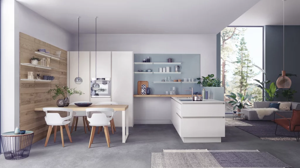 cuisine intemporelle blanche